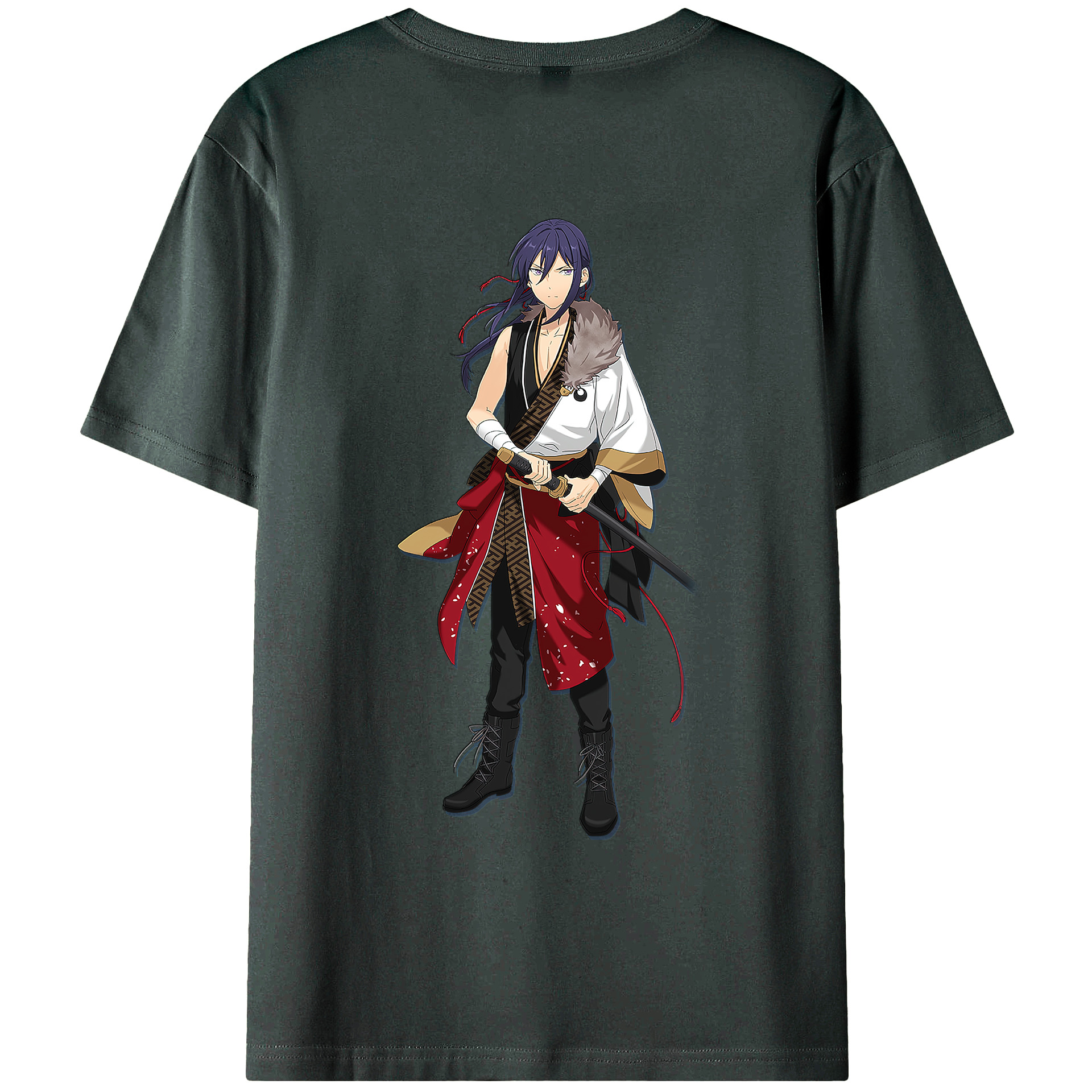（画像用） あんさんぶるスターズ! Ensemble Stars 綿100％ メンズ半袖Tシャツ（バックプリント） 通気性